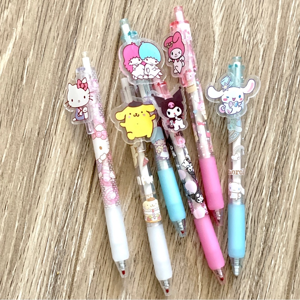 Set of 6 Sanrio Hello Kitty and Friends Pens